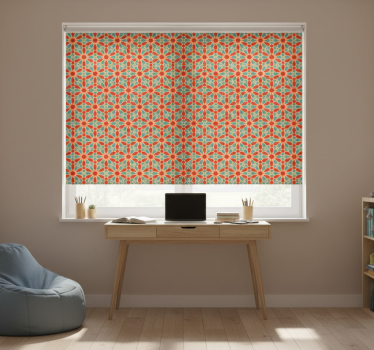 Rollo fenster jugendzimmer nahtloses arabisches ornament - TenStickers