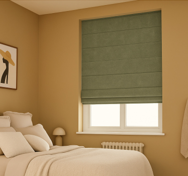 Rollo Fenster Jugendzimmer strukturiertes grünes römer - TenStickers