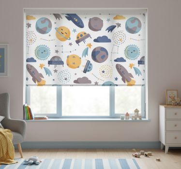 Rollo fenster kinderzimmer für einen glücklichen raum - TenStickers