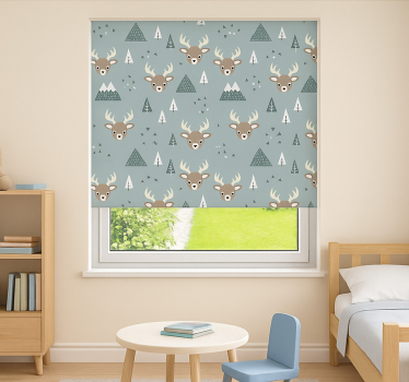 Rollo Fenster Kinderzimmer nordisches liebesdesign - TenStickers