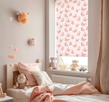 Rollo Fenster Schmetterlinge Aquarell - TenStickers