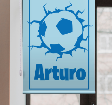 Rollo Fenster Sport individuelles fußballdesign - TenStickers