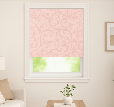 Rollo Wohnzimmer elegante damast-schnörkel - TenStickers