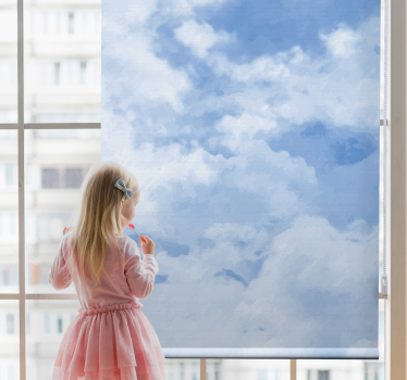 Rollo Wolken Hellblauer himmel textur - TenStickers