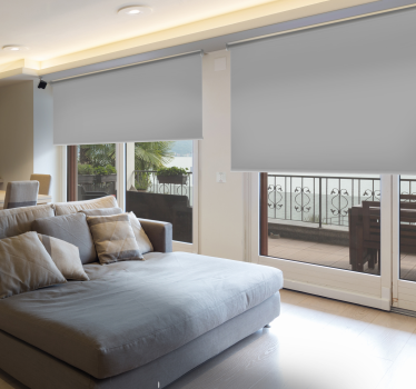 Schlafzimmer Rollos Grau blackout - TenStickers
