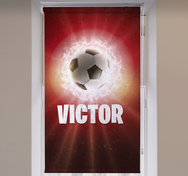 Rollo Fußball Feuerball mit Namen - TenStickers