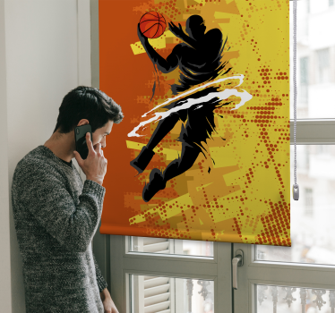 Sport Rollos Basketballspieler Jugendzimmer - TenStickers