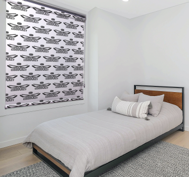 Sport Rollos Eishockey Logo Jugendzimmer - TenStickers