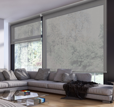 Rollo Wohnzimmer Medium Grey Screen - TenStickers