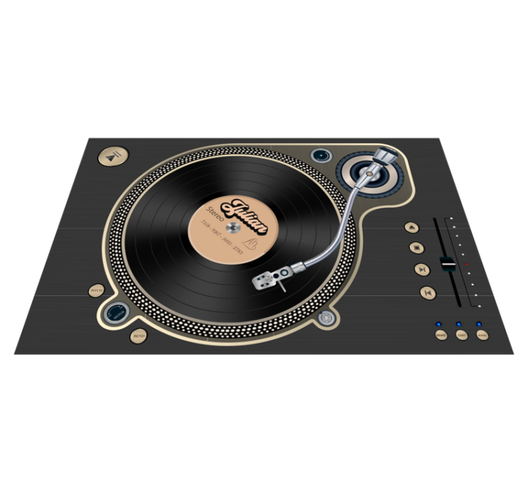 Personalisierte Tischsets mit Vinyl-Disc - TenStickers