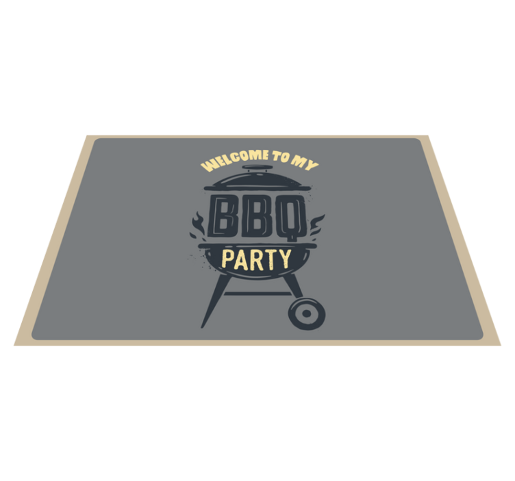 Platzset Spruch willkommen zu meiner bruderparty - TenStickers