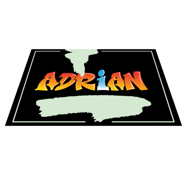 Tischset mit Namen Der graffiti-buchstabe deines namens - TenStickers