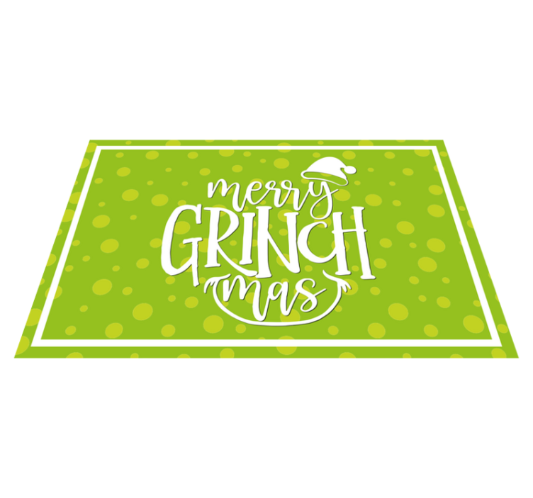 Tischset Weihnachten Fröhliche grinchmas originelles Design - TenStickers