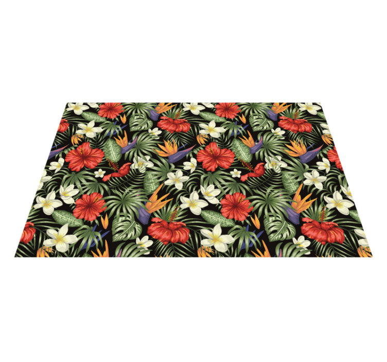 Tischsets originell Tropische Dschungelpflanzen - TenStickers