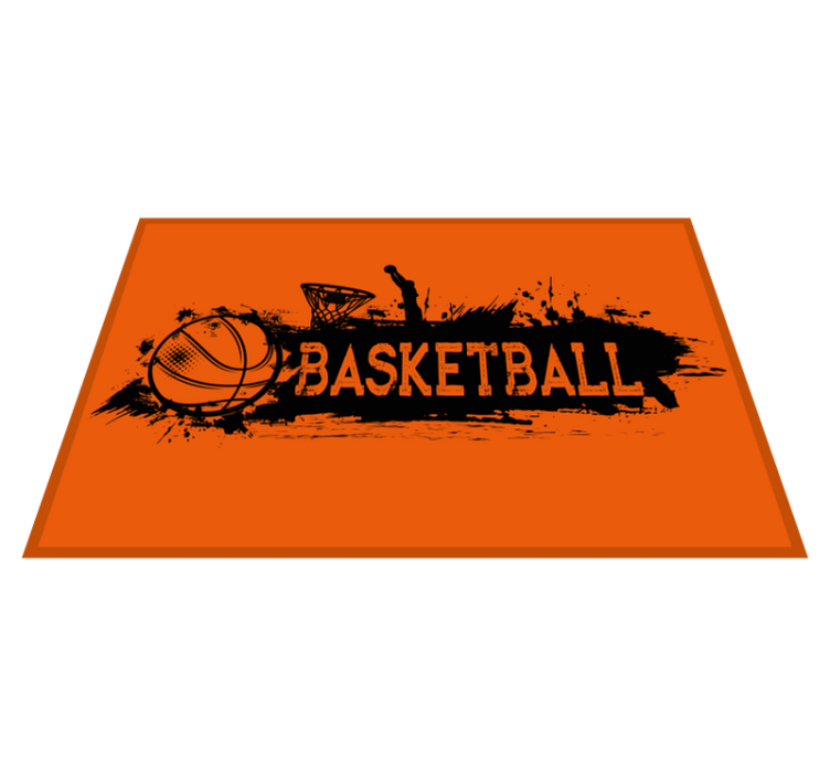 Tischsets orange Basketball - TenStickers