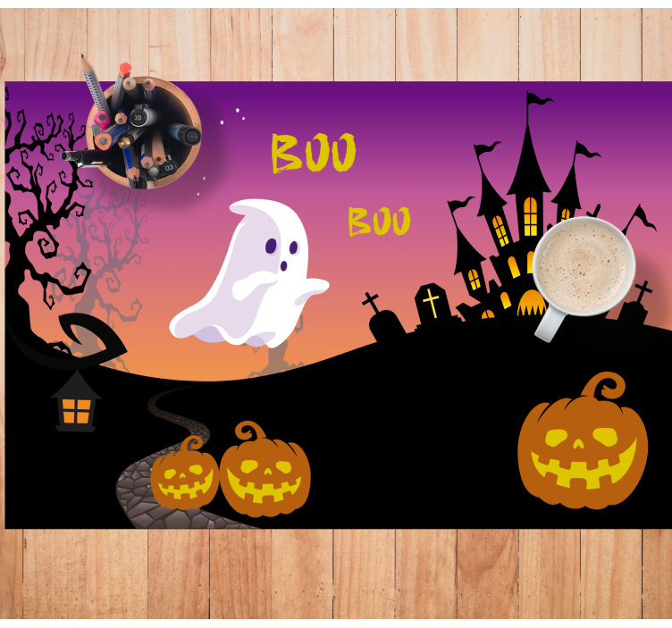 Boo halloween nacht halloween Tischsets - TenStickers