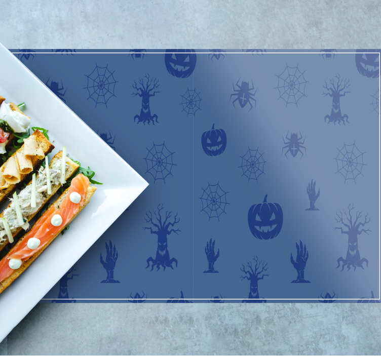 Tischset halloween gruseliges themen-dekor - TenStickers