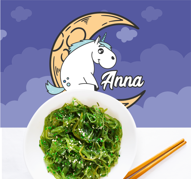 Tischset kinder einhorn mondnacht - TenStickers