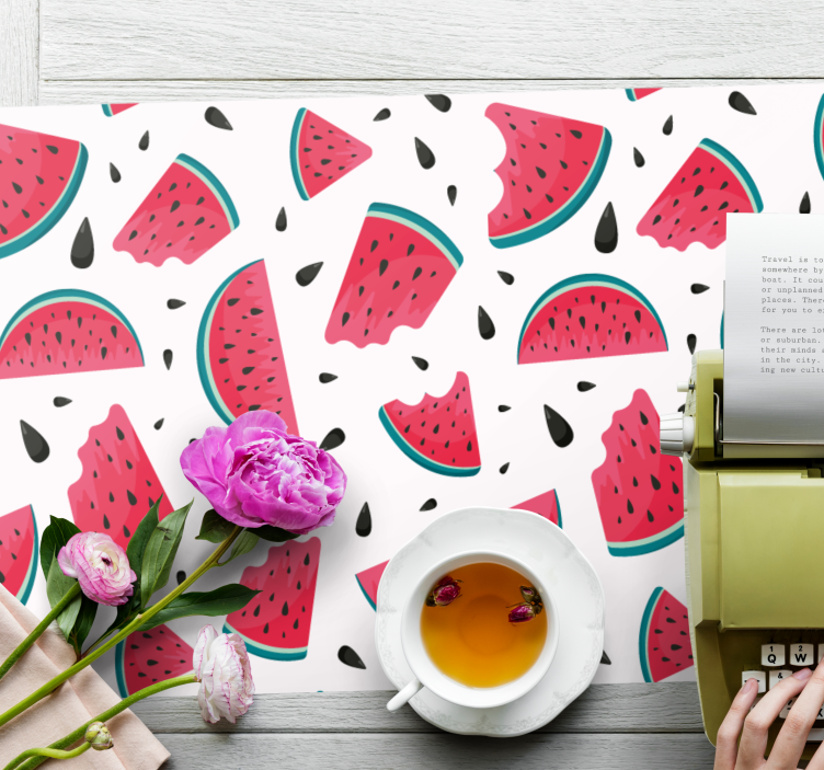 Tischset kinder mit wassermelonen-muster - TenStickers