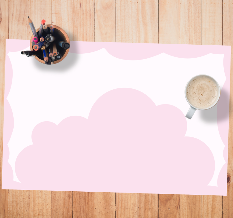 Tischset kinder mit wolkenmotiv hintergrund - TenStickers