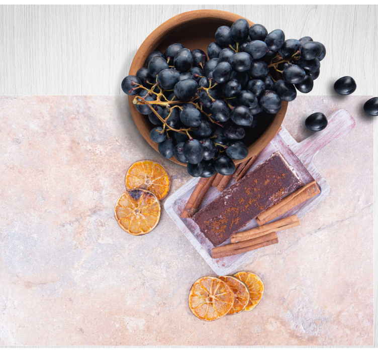 Tischset kinder trauben und gewürze - TenStickers