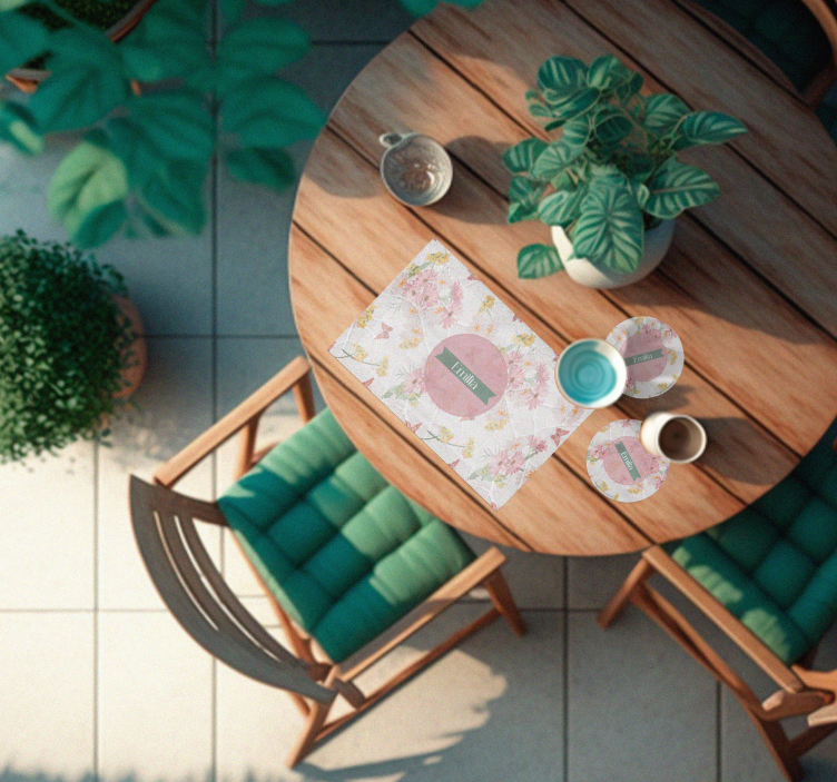 Tischset mit personalisierbar - TenStickers