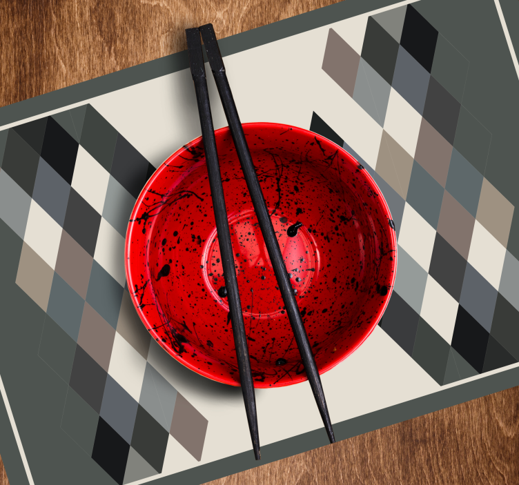 Tischset modern geometrisches muster oberfläche - TenStickers