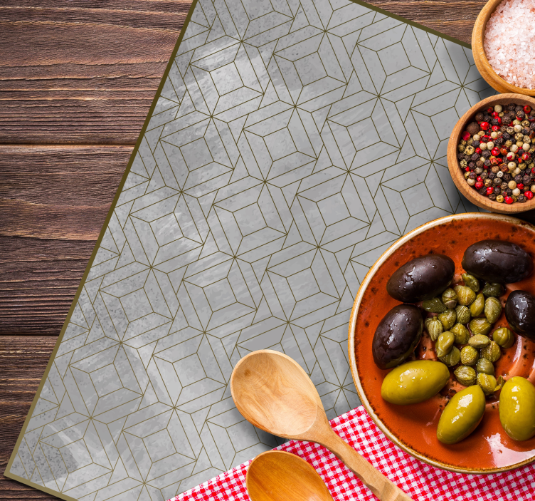 Platzdeckchen modern grauer Beton - TenStickers