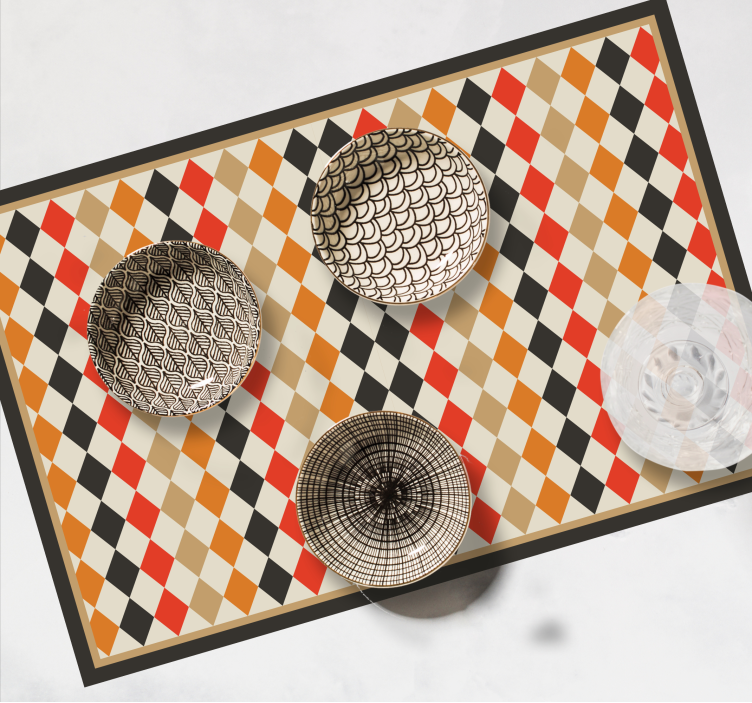 Tischset modern mit anspruchsvollem geometrischen design - TenStickers