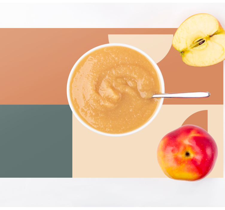 Tischset modern mit bunten geometrischen formen - TenStickers