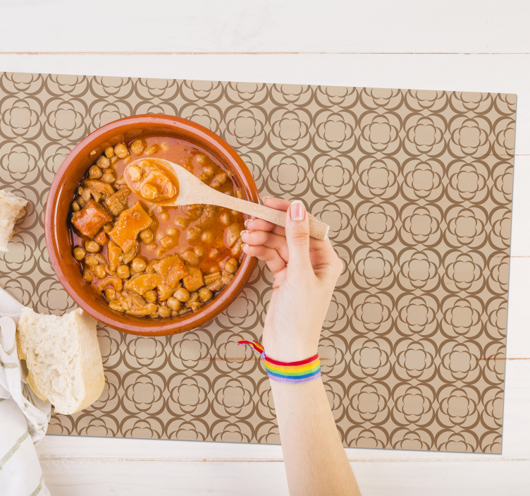 Tischset textur elegante gemusterte oberfläche - TenStickers