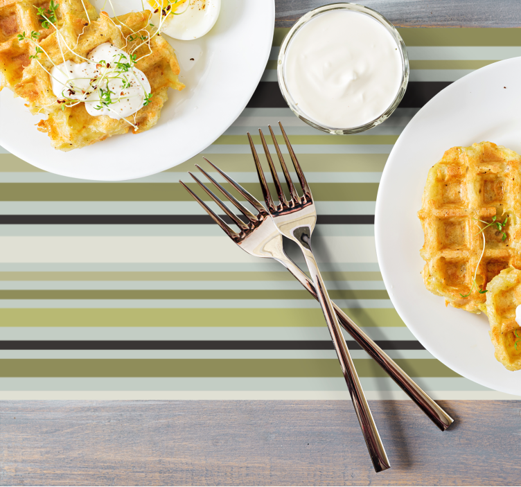 Tischset textur gestreifte musteroberfläche - TenStickers