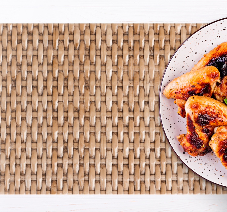 Tischset textur gewebte strukturoberfläche - TenStickers