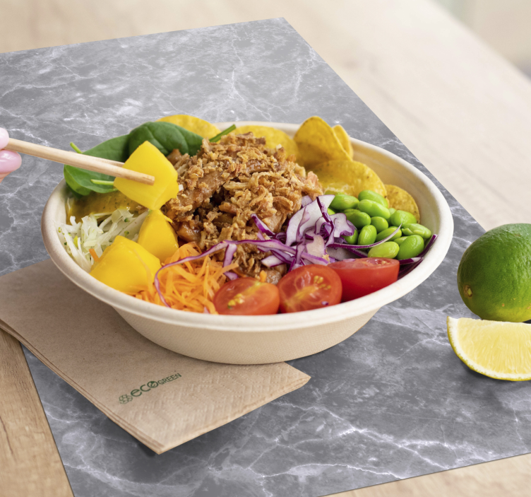 Tischset textur marmor muster oberfläche - TenStickers