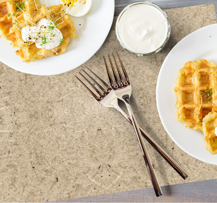 Tischset textur natürliche gewebte oberfläche - TenStickers