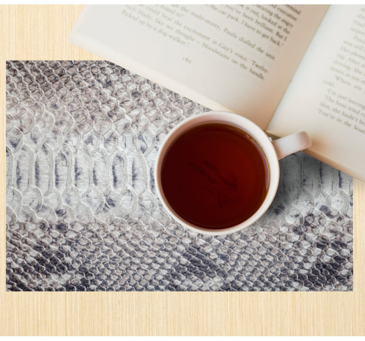 Tischset textur schlangenhaut-optik - TenStickers