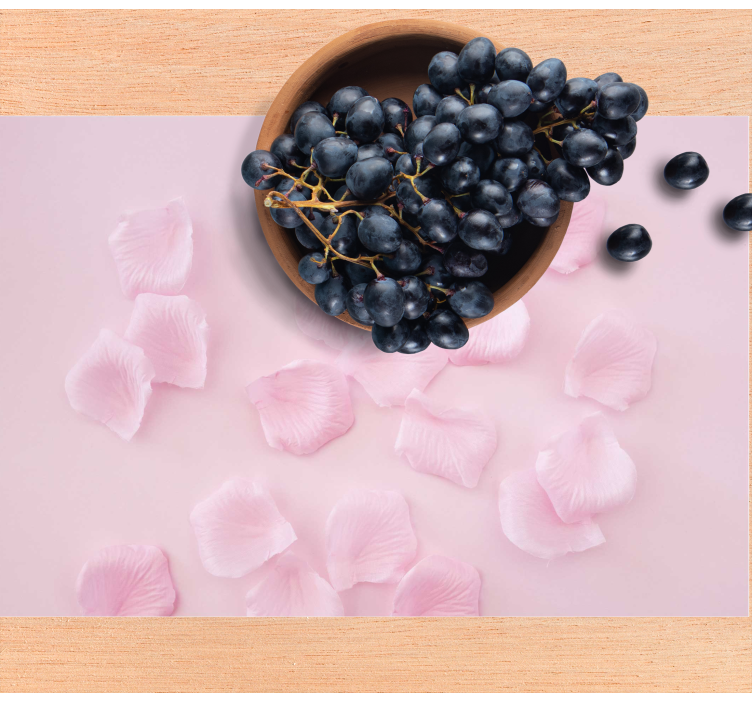 Tischset textur zarte blumenanordnung - TenStickers