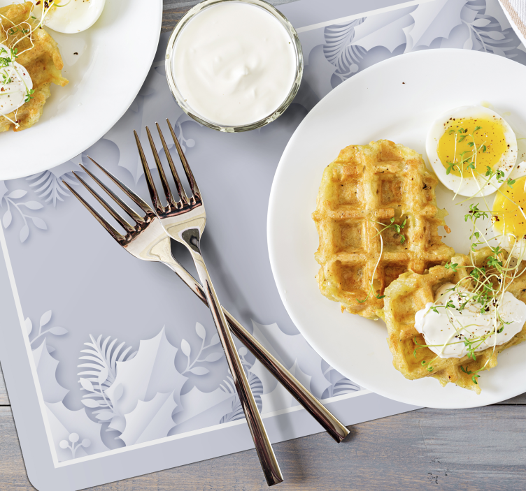 Tischset weihnachten im eleganten feiertagsdesign - TenStickers