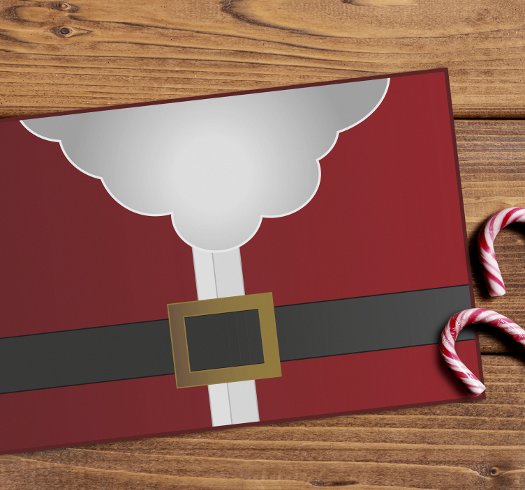 Tischset weihnachten im santa claus design - TenStickers