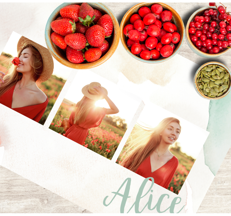 Tischsets originell fotomemories anzeige - TenStickers