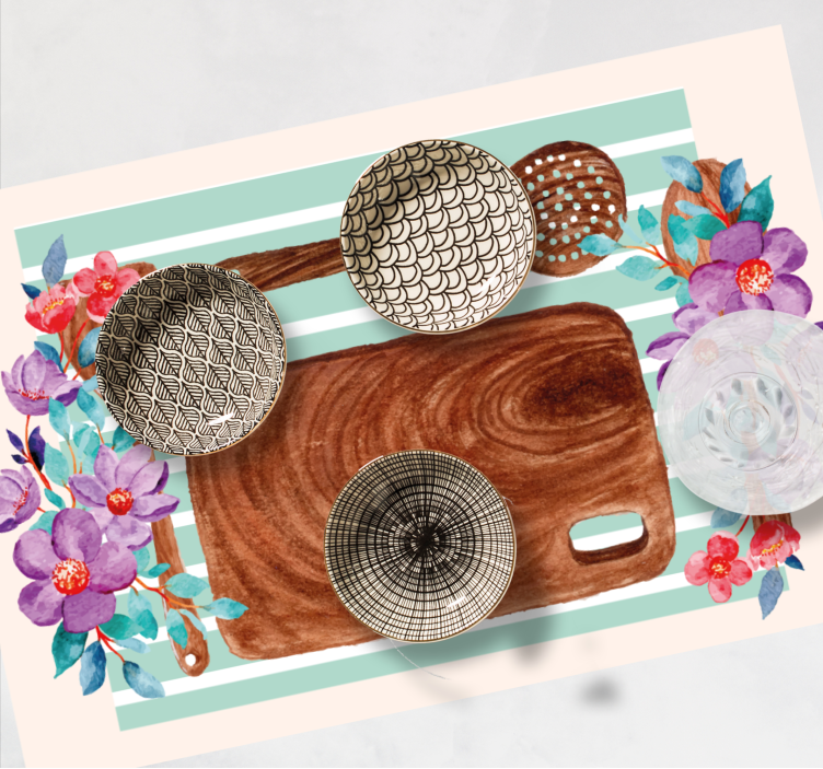 Tischsets originell für elegante kulinarische anlässe - TenStickers