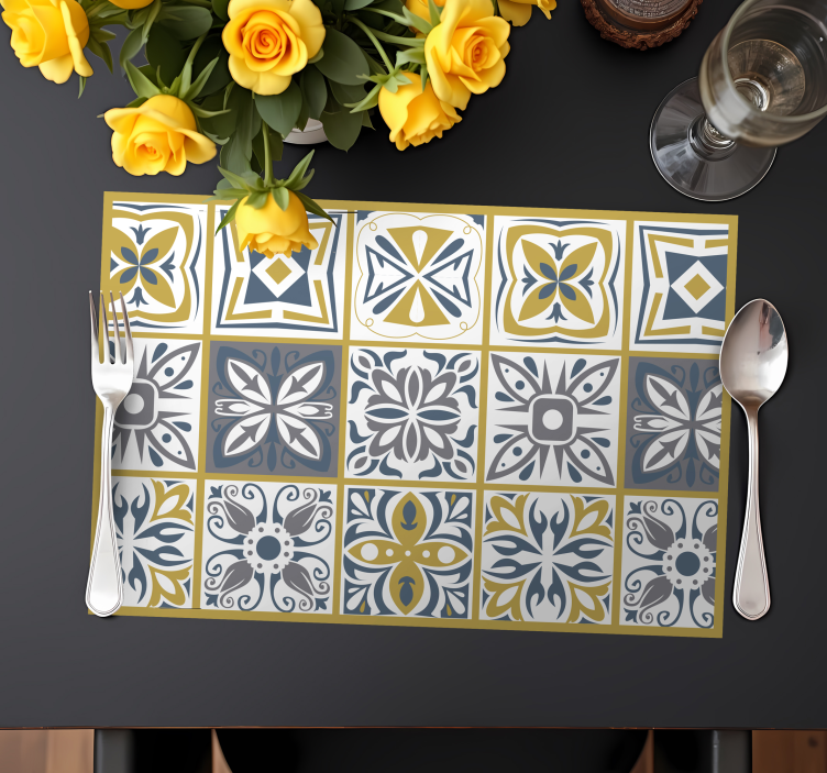 Tischsets originell klassischer vintage - TenStickers