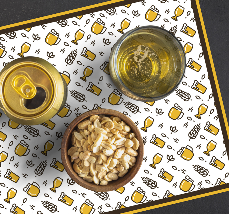 Tischsets originell mit craft beer motiven - TenStickers
