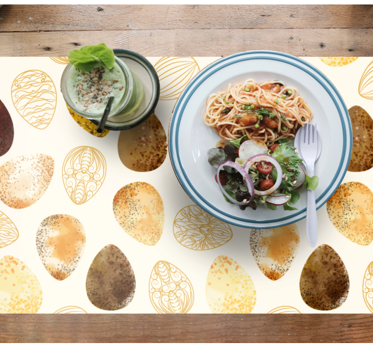 Tischsets originell mit elegantem eimotiv - TenStickers