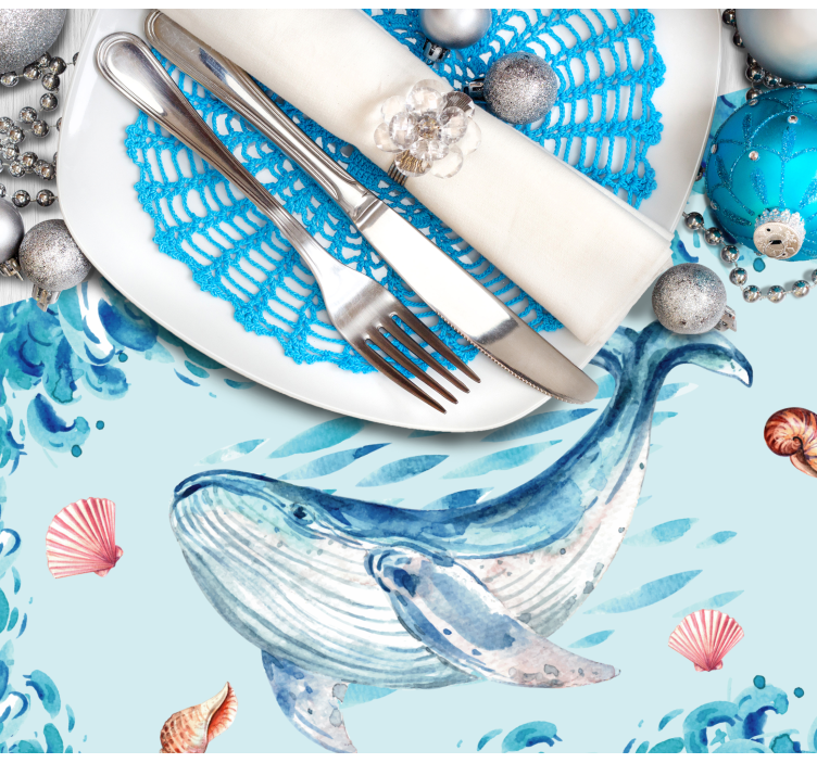 Tischsets originell wal-meer-elemente - TenStickers