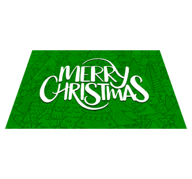 Tischset weihnachten fröhliche feiertagsgrüße - TenStickers
