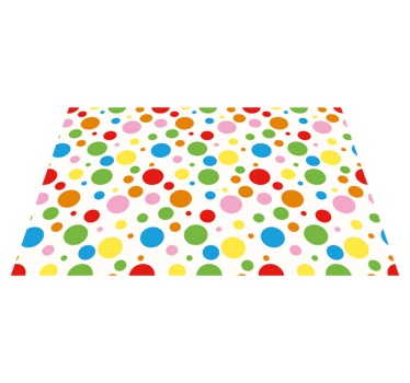 Tischset kinder bunte punktmuster - TenStickers