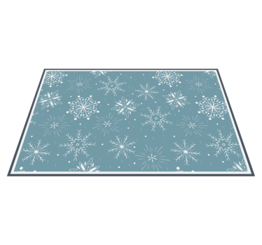 Tischset weihnachten mit schneeflockenmotiv - TenStickers