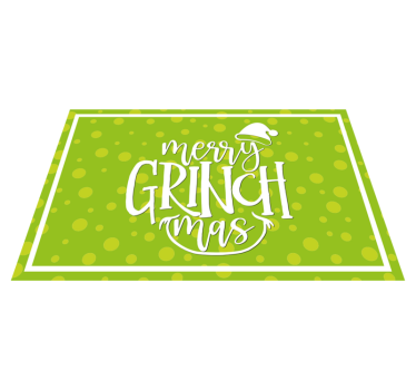 Platzset Weihnachten Fröhliche grinchmas originelles Design - TenStickers