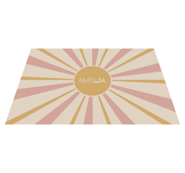Kinder Tischset "boho" bunte sonne - TenStickers